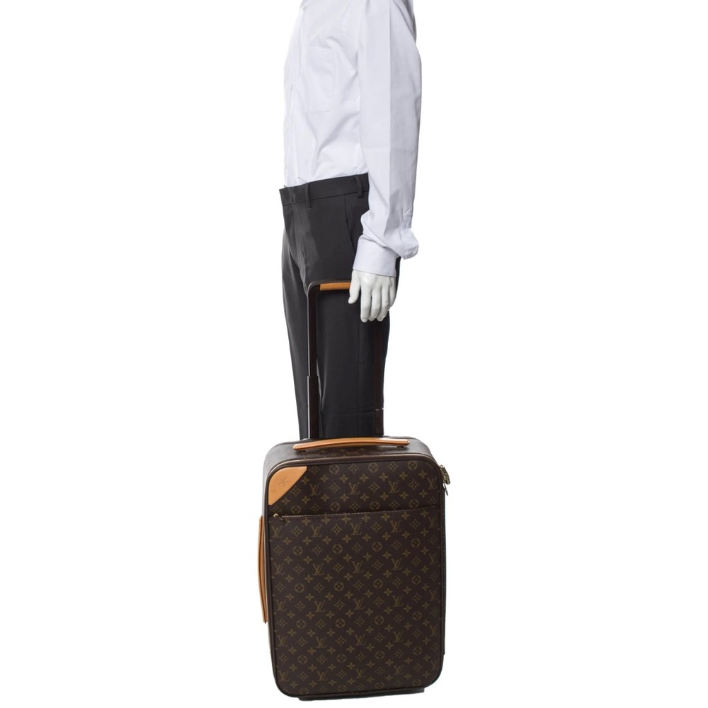 Authe Louis Vuitton Brown Monogram Luggage - Picture 10 of 11